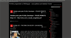 Desktop Screenshot of plsql.cz