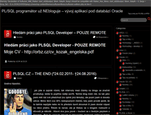 Tablet Screenshot of plsql.cz